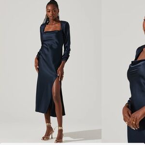 Brand new never worn ASTR the label blue dress